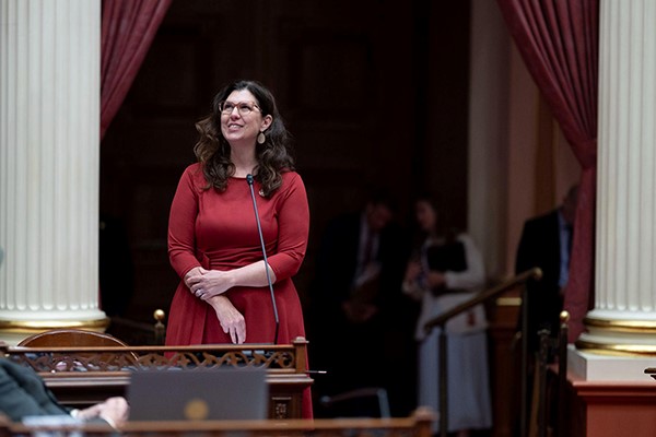 Senator Megan Dahle on Senate Floor