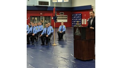 It was an honor to help celebrate the fine young men and women who graduated from the academy Thursday.