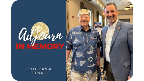 ICYMI: Senator Dahle requests California Senate to Adjourn in Memory of Lou Conter, last survivor of USS Arizona from Pearl Harbor attack