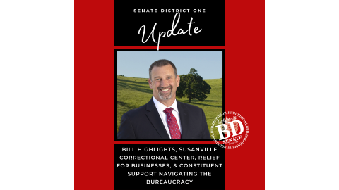 Senate District 1 Update