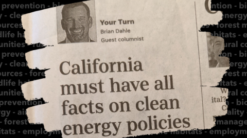 Senator Dahle on Clean Energy Policies