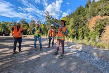 Tour with City of Dunsmuir Officials